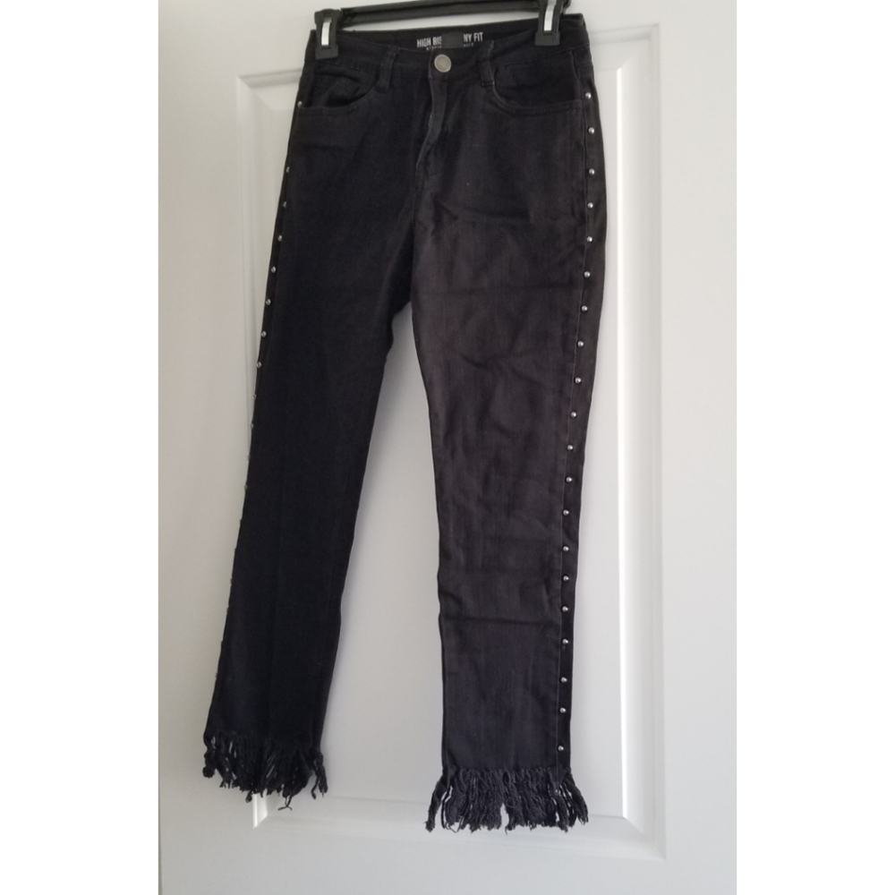 Black Detailed Jeans